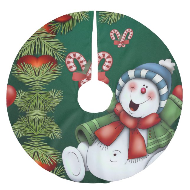 Weihnachtsbaumrock Polyester Weihnachtsbaumdecke (Vorderseite)