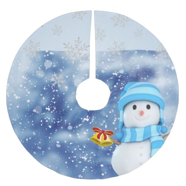 Weihnachtsbaumrock Polyester Weihnachtsbaumdecke (Vorderseite)