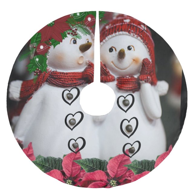 Weihnachtsbaumrock Polyester Weihnachtsbaumdecke (Vorderseite)