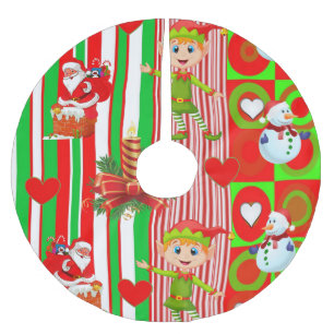 Weihnachtsbaumrock Polyester Weihnachtsbaumdecke