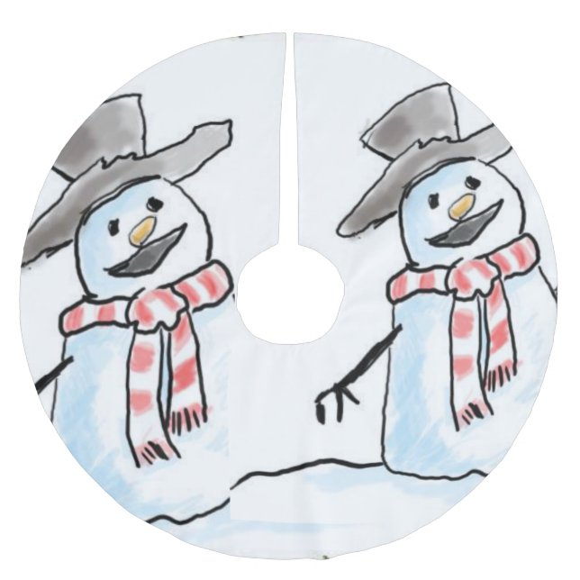 Weihnachtsbaumrock Polyester Weihnachtsbaumdecke (Vorderseite)