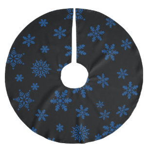 Weihnachtsbaumrock Snowflake Polyester Weihnachtsbaumdecke