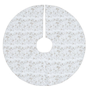 Weihnachtsbaumröcke. Filz. Glitzer   Velvet Gold Polyester Weihnachtsbaumdecke