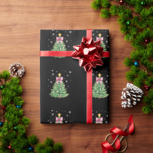 Weihnachtsbaumschleife Xmas Ferien Geschenkpapier