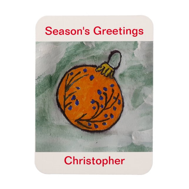 Weihnachtsbaumschmuck flexibel magnet (Vertikal)