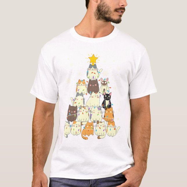 Weihnachtsbaumschmuck Funny Secret Santa Peep S T-Shirt (Vorderseite)