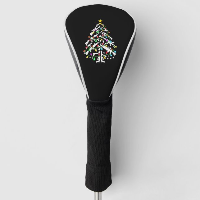 Weihnachtsbaumschmuck Golf Headcover (Vorderseite)