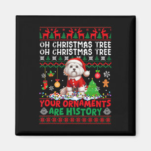 Weihnachtsbaumschmuck ist Geschichte Sweater Santa Magnet