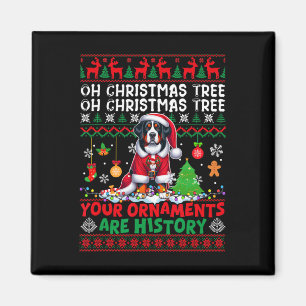 Weihnachtsbaumschmuck ist Geschichte über Schweize Magnet