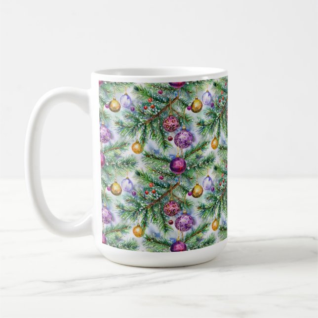 Weihnachtsbaumschmuck Kaffeetasse (Links)
