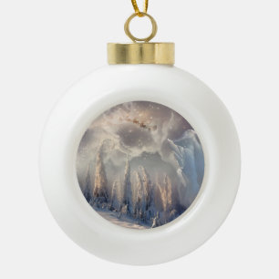 Weihnachtsbaumschmuck Keramik Kugel-Ornament