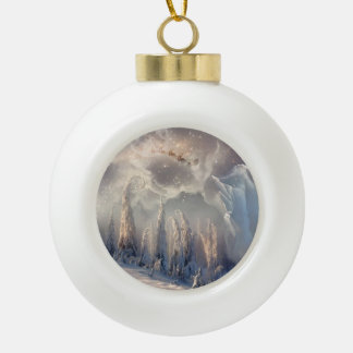 Weihnachtsbaumschmuck Keramik Kugel-Ornament