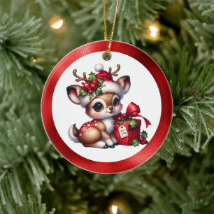 Weihnachtsbaumschmuck Keramik Ornament