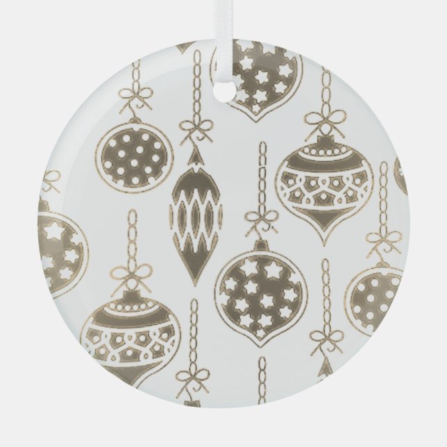 Weihnachtsbaumschmuck Kunst und Design Ornament Aus Glas (Vorderseite)