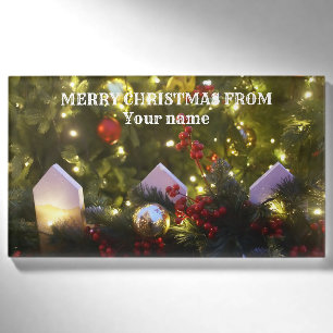 Weihnachtsbaumschmuck Namenschild