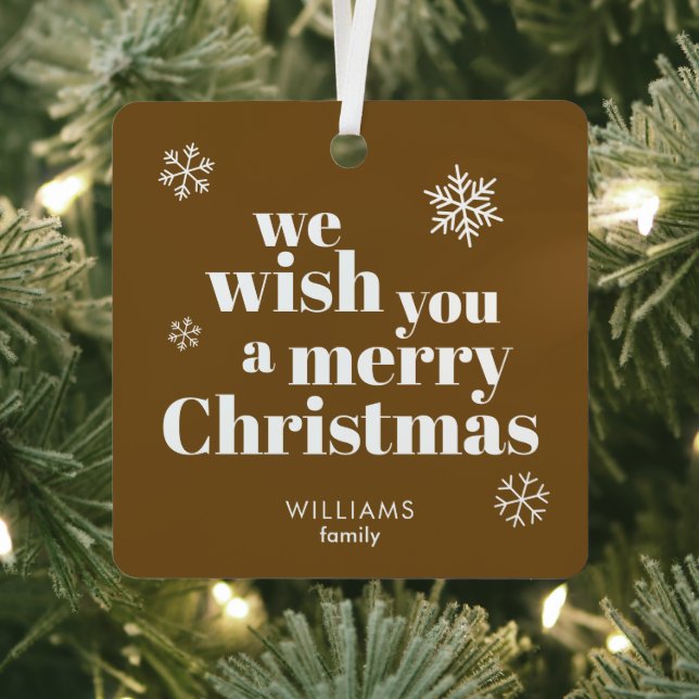 Weihnachtsbaumschmuck Ornament Aus Metall (InSitu)