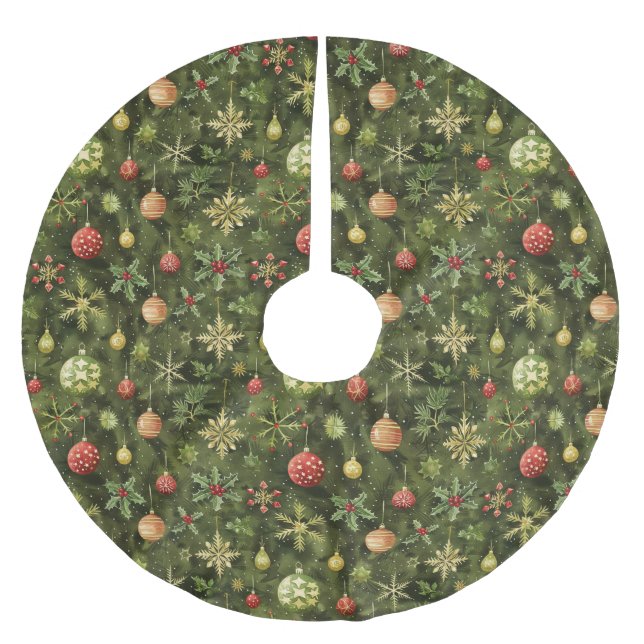 Weihnachtsbaumschmuck Polyester Weihnachtsbaumdecke (Vorderseite)