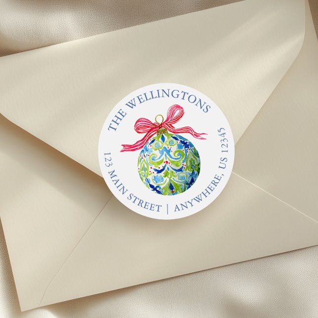 Weihnachtsbaumschmuck Runder Aufkleber (Von Creator hochgeladen)