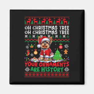 Weihnachtsbaumschmuck sind Geschichte Sweater York Magnet