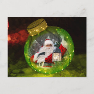 Weihnachtsbaumschmuck-Vorlage Postkarte