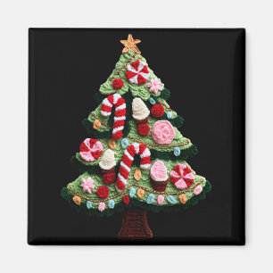 Weihnachtsbaumschmuck Zuckerstange Häkeln Urlaub Magnet
