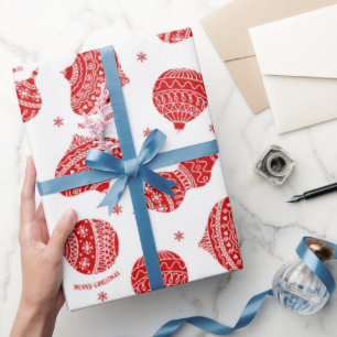 Weihnachtsbaumschmuckmuster Geschenkpapier
