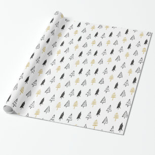 Weihnachtsbaumsorte - Weiß Geschenkpapier