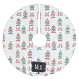 Weihnachtsbaumstreifen Niedliche Katzen Ursprüngli Polyester Weihnachtsbaumdecke