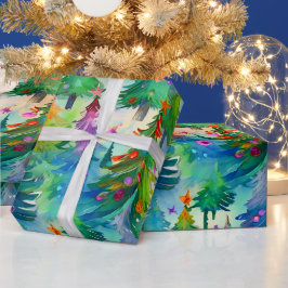 Weihnachtsbaumstruktur Geschenkpapier