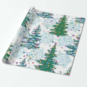 Weihnachtsbaumstruktur Geschenkpapier