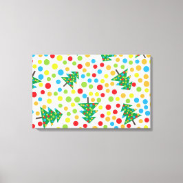 Weihnachtsbaumstruktur Leinwanddruck