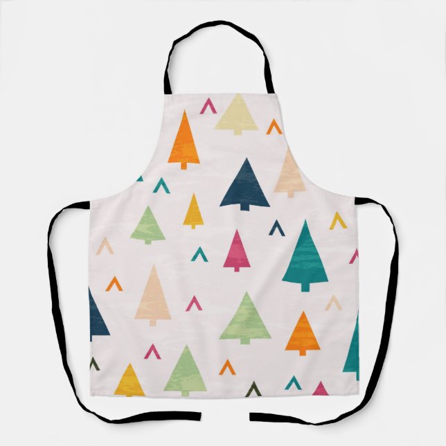Weihnachtsbaumstruktur Schürze (Vorderseite)