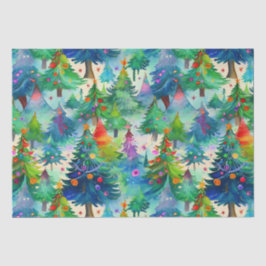 Weihnachtsbaumstruktur Seidenpapier