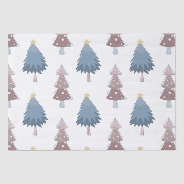 Weihnachtsbaumstruktur Seidenpapier (Vorderseite)