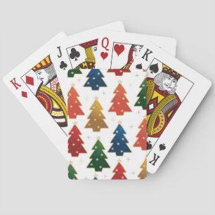 Weihnachtsbaumstruktur Spielkarten