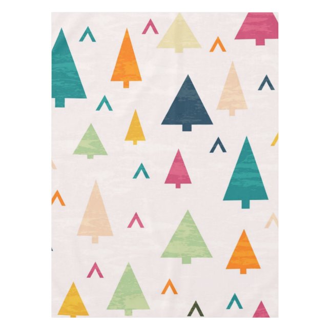 Weihnachtsbaumstruktur Tischdecke (Vorderseite)