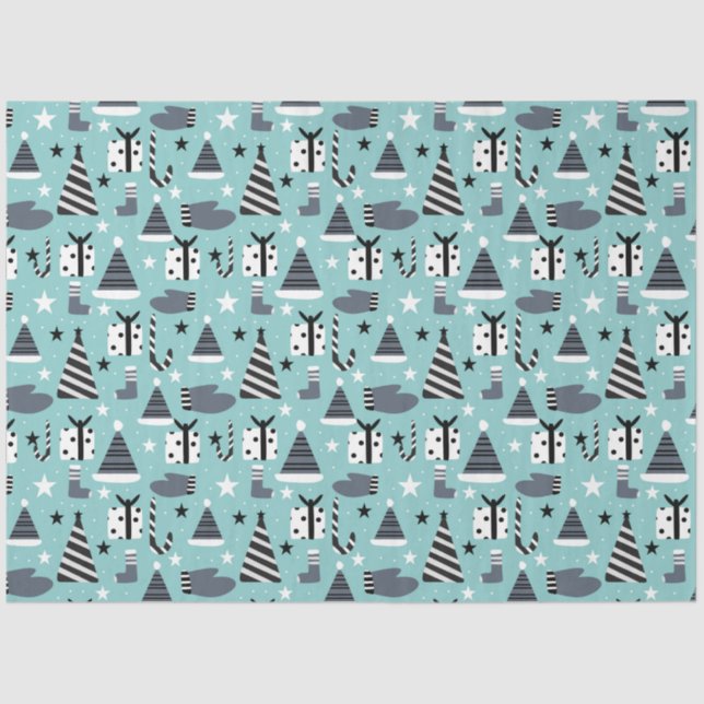 Weihnachtsbaumtafel Seidenpapier (Vorderseite)