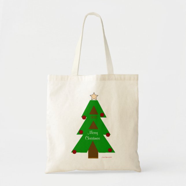 Weihnachtsbaumtasche Tragetasche (Vorne)