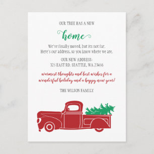 Weihnachtsbaumtransporter Wir haben Urlaub bewegt Postkarte