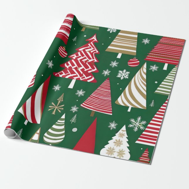 Weihnachtsbaumumhüllungspapier Geschenkpapier (Ungerollt)