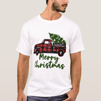 Weihnachtsbaumwagen T-Shirt