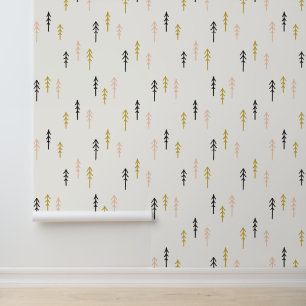 Weihnachtsbaumwaldmuster Tapete