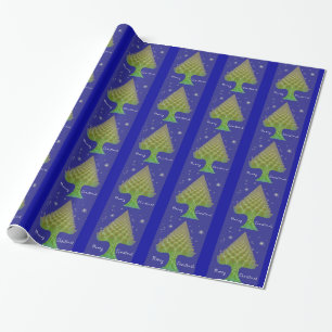 Weihnachtsbaumwrapping Paper Geschenkpapier