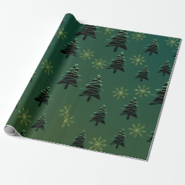 Weihnachtsbaumwrapping Paper Geschenkpapier