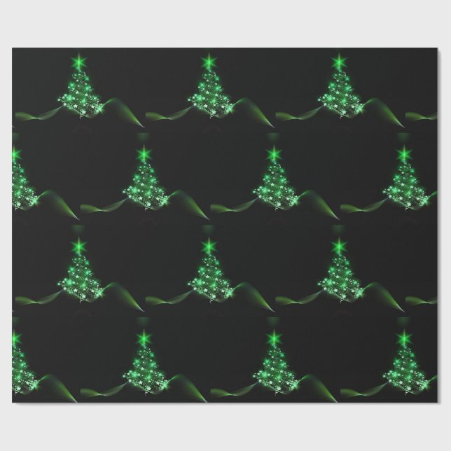 Weihnachtsbaumwrapping Paper Geschenkpapier (Flach)