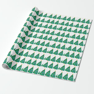 Weihnachtsbaumwrapping Paper Geschenkpapier