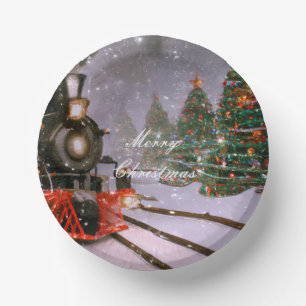 Weihnachtsbaumzug Pappteller