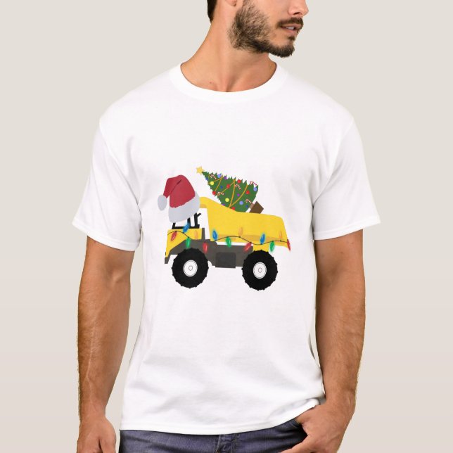 Weihnachtsbauwagen T-Shirt (Vorderseite)