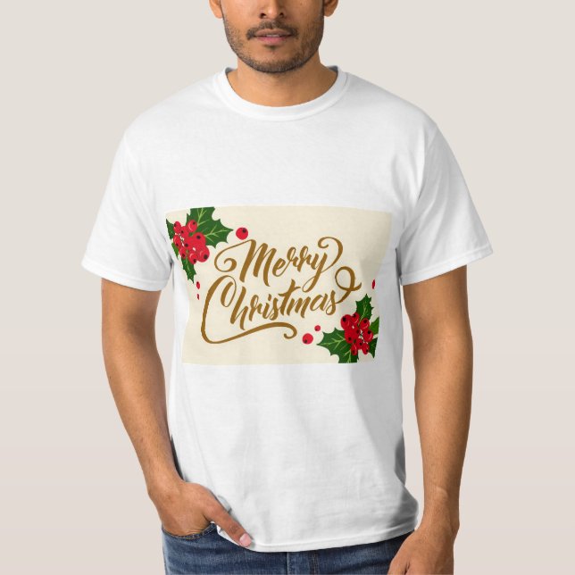 Weihnachtsbauweise für T - Shirt (Vorderseite)