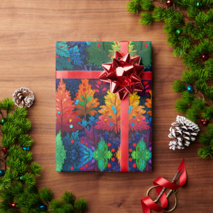 Weihnachtsbauweise Geschenkpapier